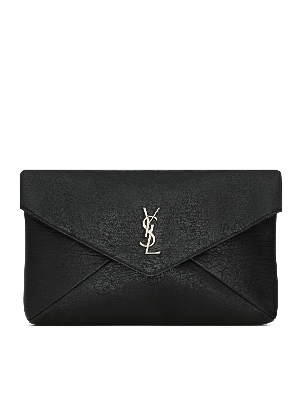 LARGE CASSANDRE ENVELOPE CLUTCH IN HAMMERED LAMBSKIN Everyday Handbags At Wallet-Friendly Prices