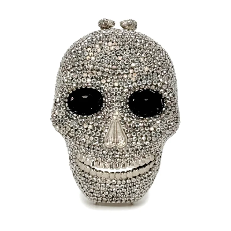 Silver Skull Head Clutch Classic And Modern Handbags Now More Affordable