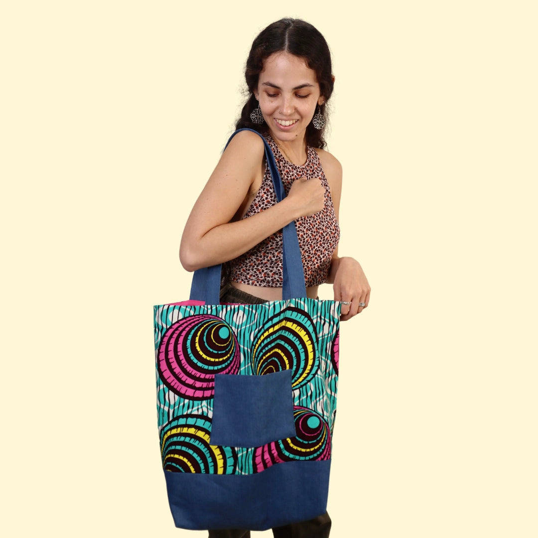 Sirena Patterns Madeline Tote Bag Timeless Handbags, Flash Sale