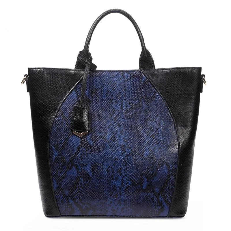 Snake Skin Pattern Leather Shoulder Bag The Best Handbag Offers Are Here