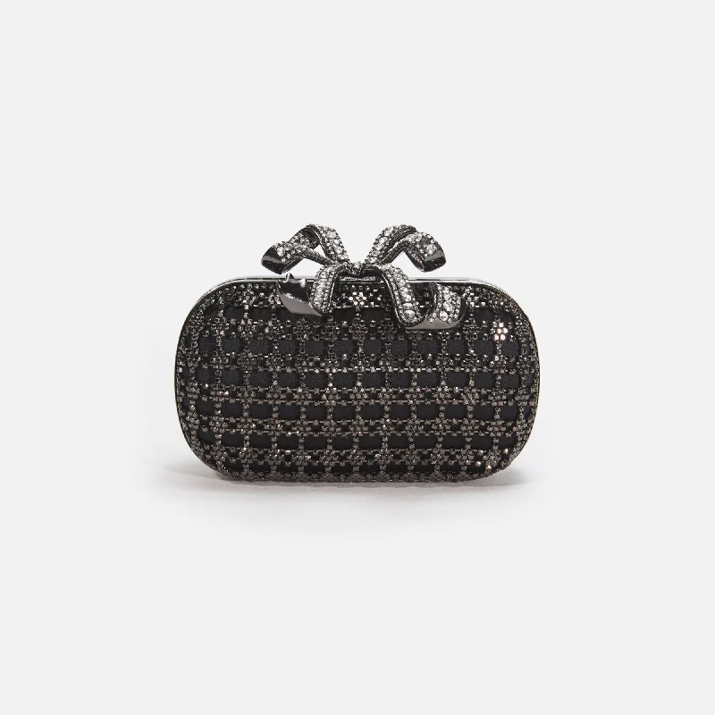 Self-Portrait Crystal Clutch Bag - Black Everyday Bags, Budget-Friendly