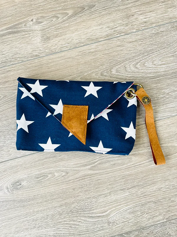 Stars & Stripes Clutch Chic Shoulder Bags At Promotional Rates
