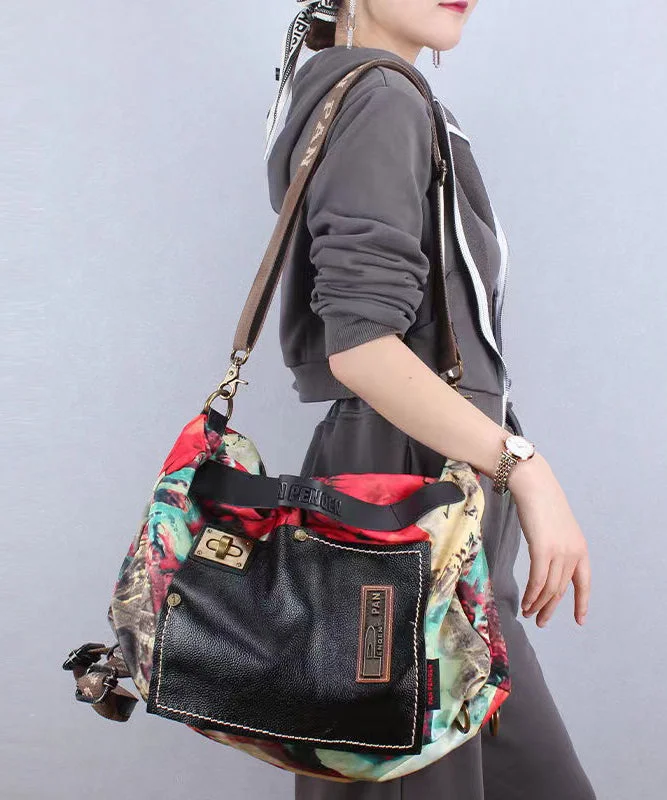 Stylish Large Capacity Durable Print Messenger Bag Premium Bags, Special Prices