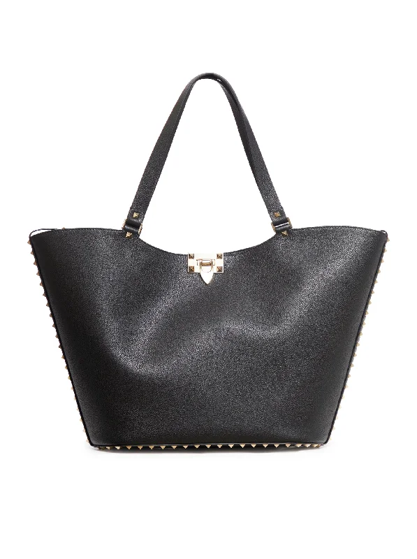 TOTE ROCKSTUD VITELLO SMALL Trendy Handbags At Limited-Time Discounts