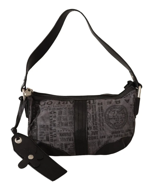 WAYFARER Chic Gray Fabric Shoulder Handbag Affordable Elegance, Grab Yours