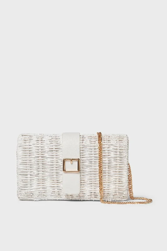 White Moana Clutch Limited-Stock Bag Clearance – Hurry