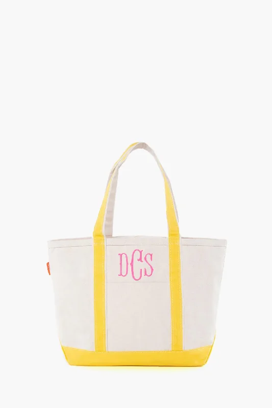 Yellow Medium Canvas Tote Upgrade Your Look With Our Exclusive Bag Deals