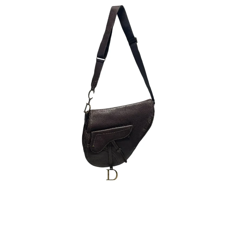 Christian Dior/Cross Body Bag/Leather/BRW/SADDLE MESSENGER 2002 Don't Miss Out – Shop Fashionable Bags At Special Rates Christian Dior/Cross Body Bag/Leather/BRW/SADDLE MESSENGER 2002 Don't Miss Out – Shop Fashionable Bags At Special Rates