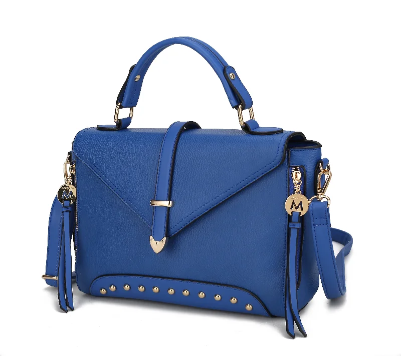 Angela Vegan Leather Women’s Satchel Bag Timeless Handbags, Flash Sale