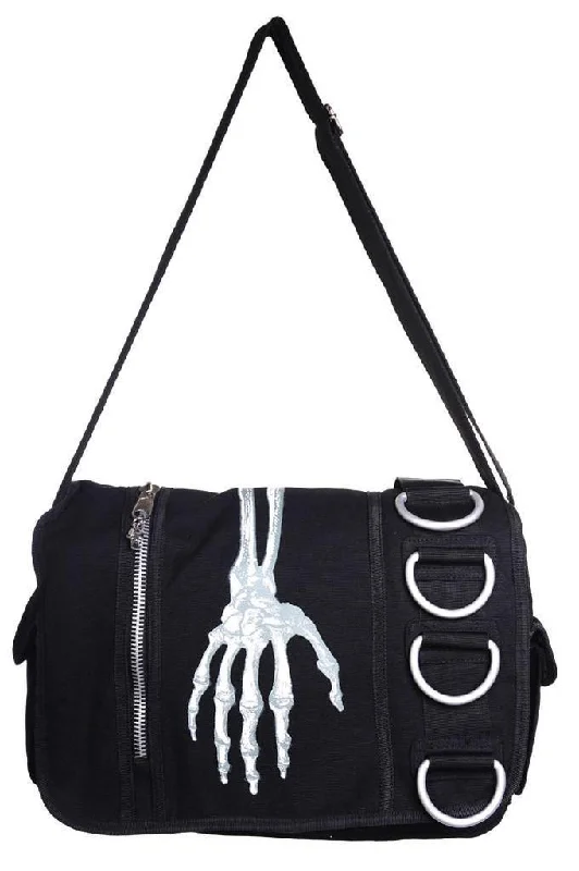 Skeleton Hand Messenger Bag Final Call – Shop Stylish Bags Before They're Gone
