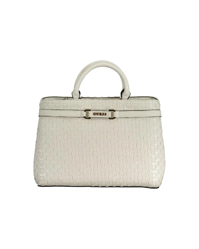 Women's Chain Satchel Handbag White Woven Faux Leather Satchel Handbag Chain Satchel Handbag with Magnetic Closure The Perfect Bag Sale Is Here Women's Chain Satchel Handbag White Woven Faux Leather Satchel Handbag Chain Satchel Handbag with Magnetic Closure The Perfect Bag Sale Is Here