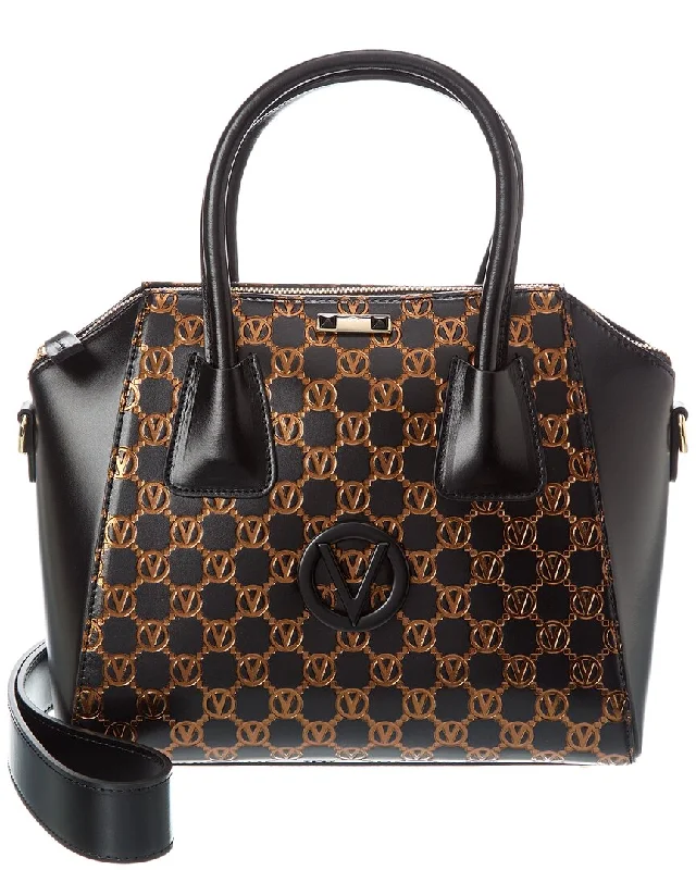 Valentino By Mario Valentino Minimi Monogram Leather Satchel Iconic Handbags At Budget-Friendly Prices Valentino By Mario Valentino Minimi Monogram Leather Satchel Iconic Handbags At Budget-Friendly Prices