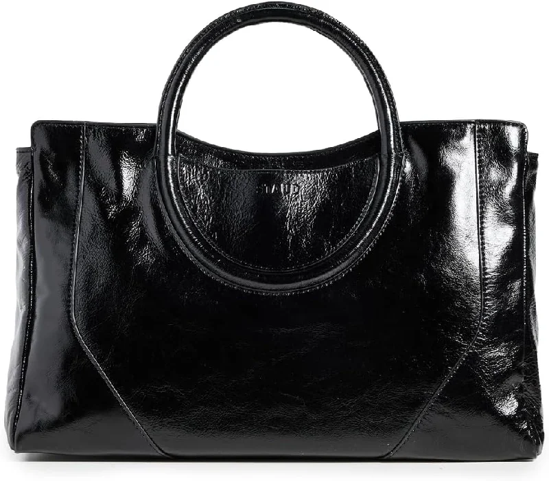 STAUD Women's Maude Satchel, Black Seasonal Sale On Trendy Handbags