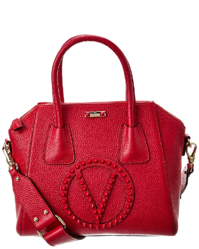 Valentino By Mario Valentino Minimi Rock Leather Satchel The Best Handbag Sale Of The Season Valentino By Mario Valentino Minimi Rock Leather Satchel The Best Handbag Sale Of The Season