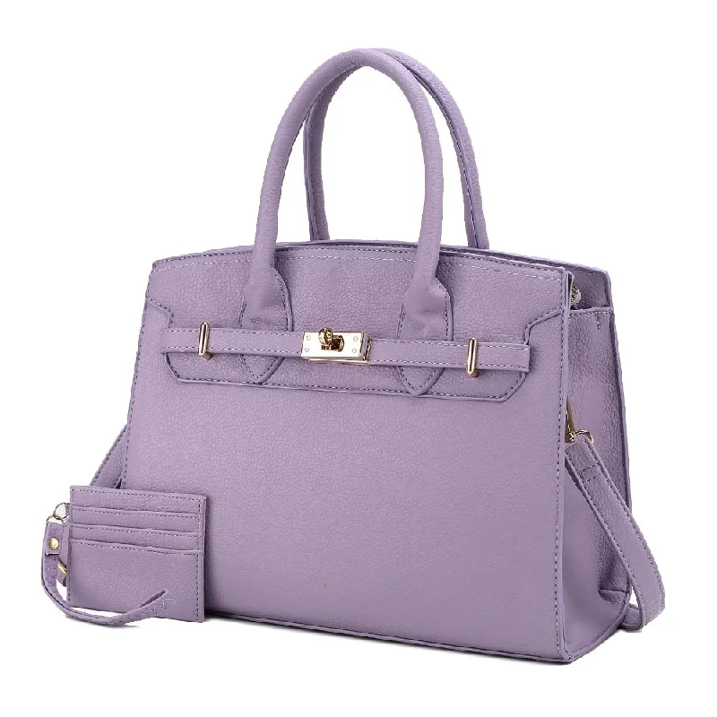Calla Vegan Leather Women’s Satchel Bag with Credit card holder– 2 pieces Grab Your Favorite Handbags At Discounted Prices