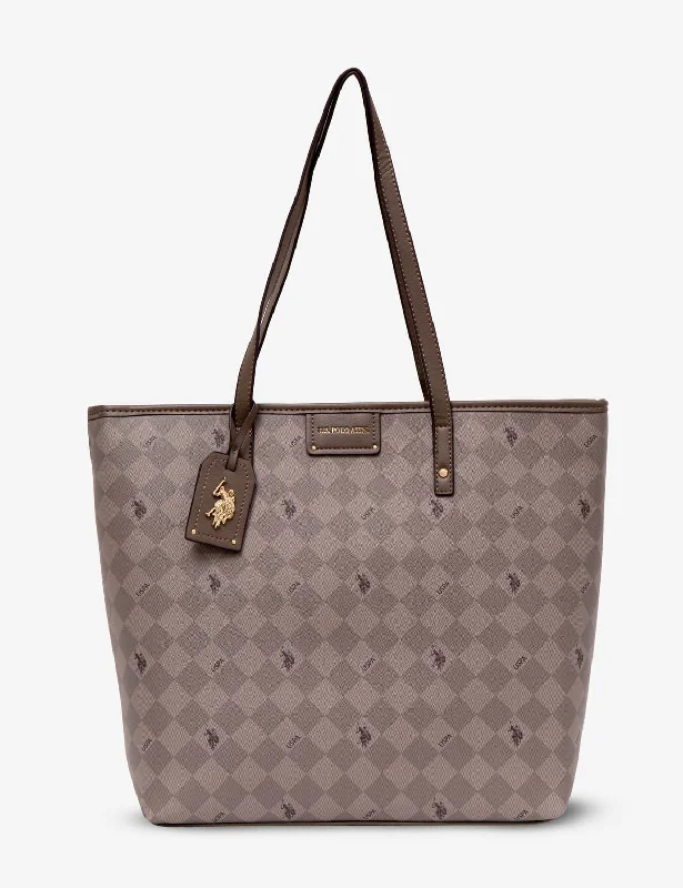 DIAMOND SIGNATURE TOTE BAG Statement Handbags At Unbeatable Discounts