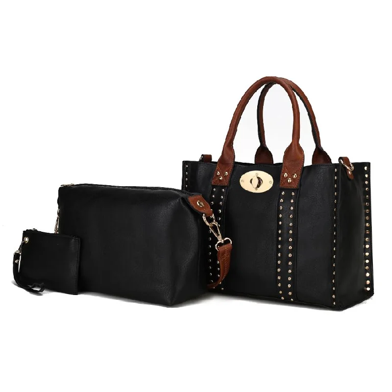 Elissa 3 pc Set Satchel Handbag with Pouch & Coin Purse Classic And Modern Handbags Now More Affordable Elissa 3 pc Set Satchel Handbag with Pouch & Coin Purse Classic And Modern Handbags Now More Affordable