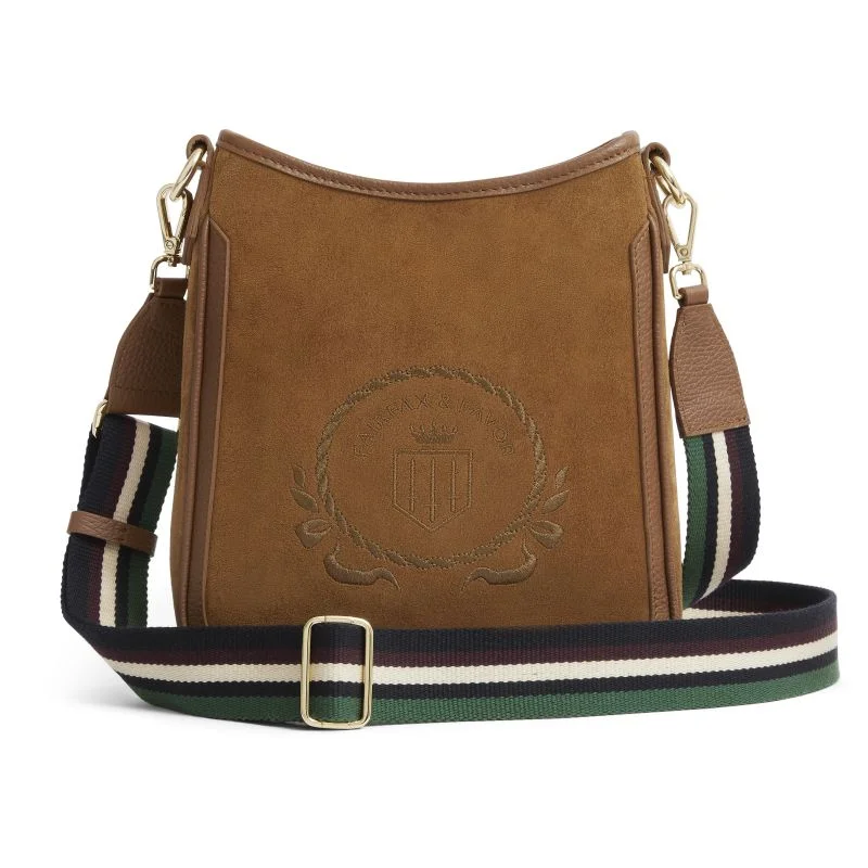 Fairfax & Favor Richmond Messenger Ladies Suede Handbag - Tan Exclusive Bag Deals – Perfect For Any Occasion Fairfax & Favor Richmond Messenger Ladies Suede Handbag - Tan Exclusive Bag Deals – Perfect For Any Occasion