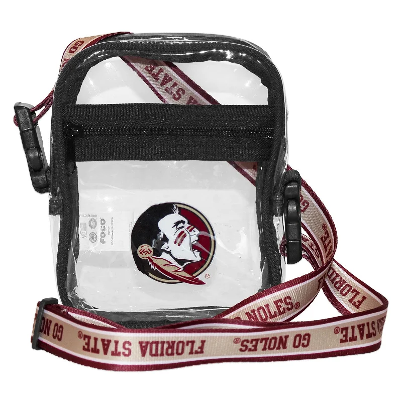 Seminole Logo/Florida State Go Noles Strap Clear Crossbody Messenger Bag Unmissable Deals On Everyday Handbags Seminole Logo/Florida State Go Noles Strap Clear Crossbody Messenger Bag Unmissable Deals On Everyday Handbags