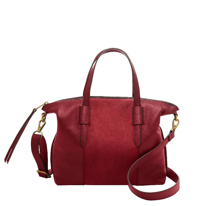 Fossil Women's Skylar Leather Satchel Grab Stylish Bags Before They're Gone