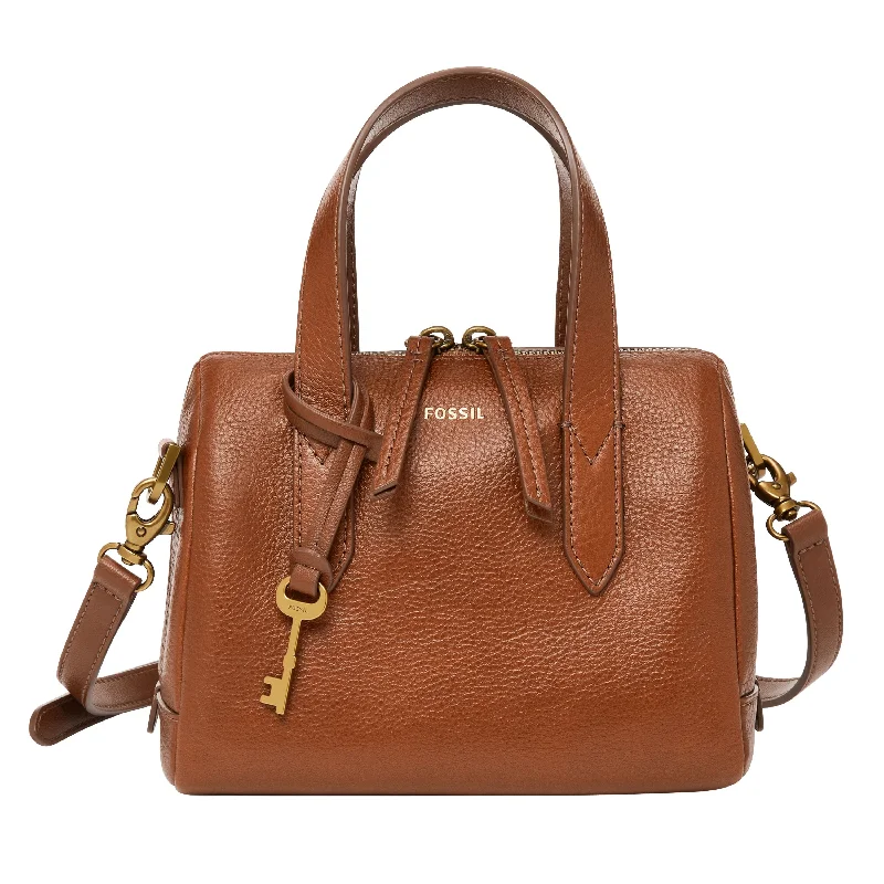 Fossil Women's Sydney LiteHide Leather Mini Satchel Handbag Deals You'll Love