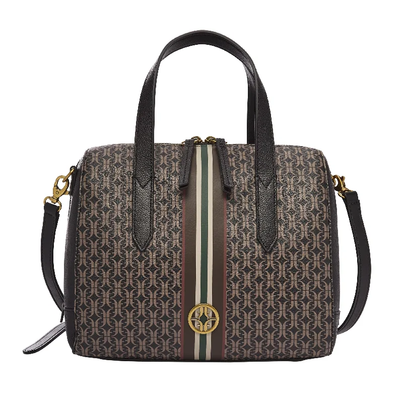 Fossil Women's Sydney Printed PVC Satchel Fashion Bags, Huge Savings