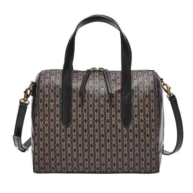 Fossil Women's Sydney PVC Satchel Chic Shoulder Bags At Promotional Rates