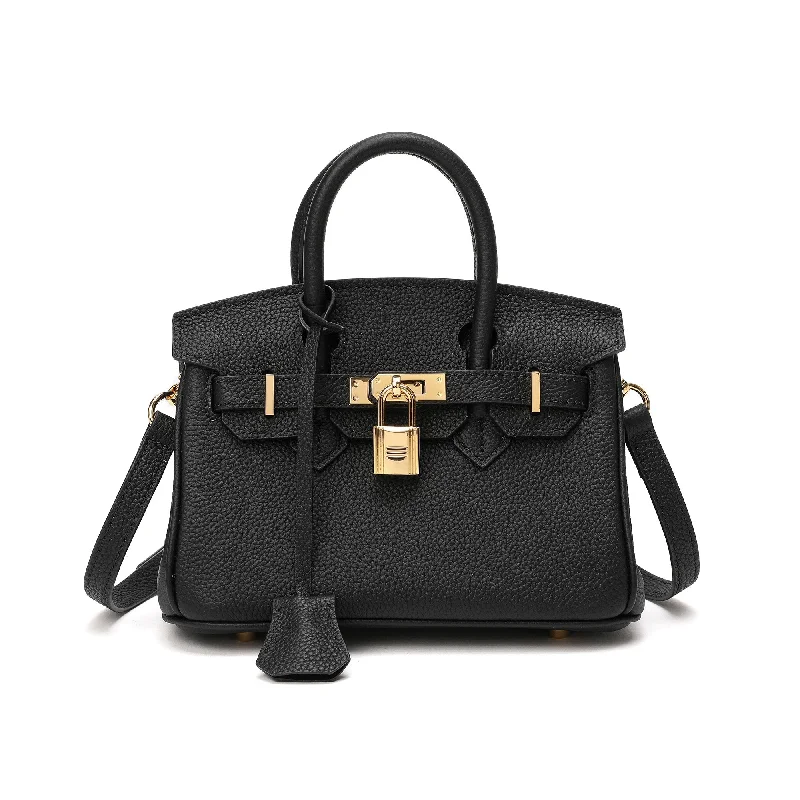 Full-Grain Leather Mini Satchel/ Shoulder Bag High-End Handbags At Affordable Prices