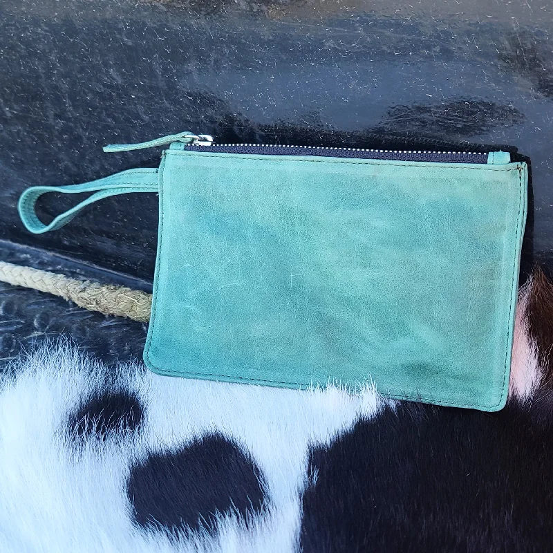 Turquoise Wristlet Trendy & Timeless Bags, Now On Sale