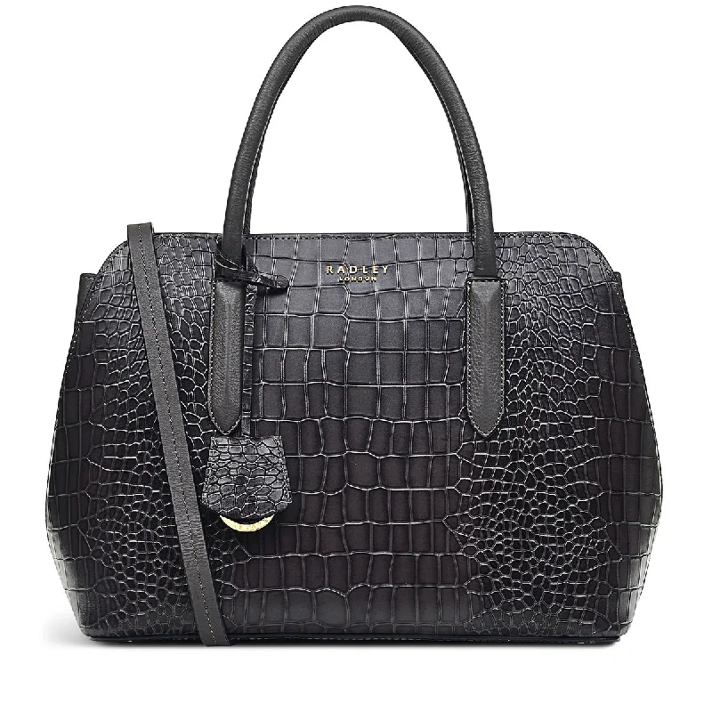 Liverpool Street 2.0 Faux Croc - Medium Ziptop Satchel Limited-Stock Handbag Sale For A Stylish Look Liverpool Street 2.0 Faux Croc - Medium Ziptop Satchel Limited-Stock Handbag Sale For A Stylish Look