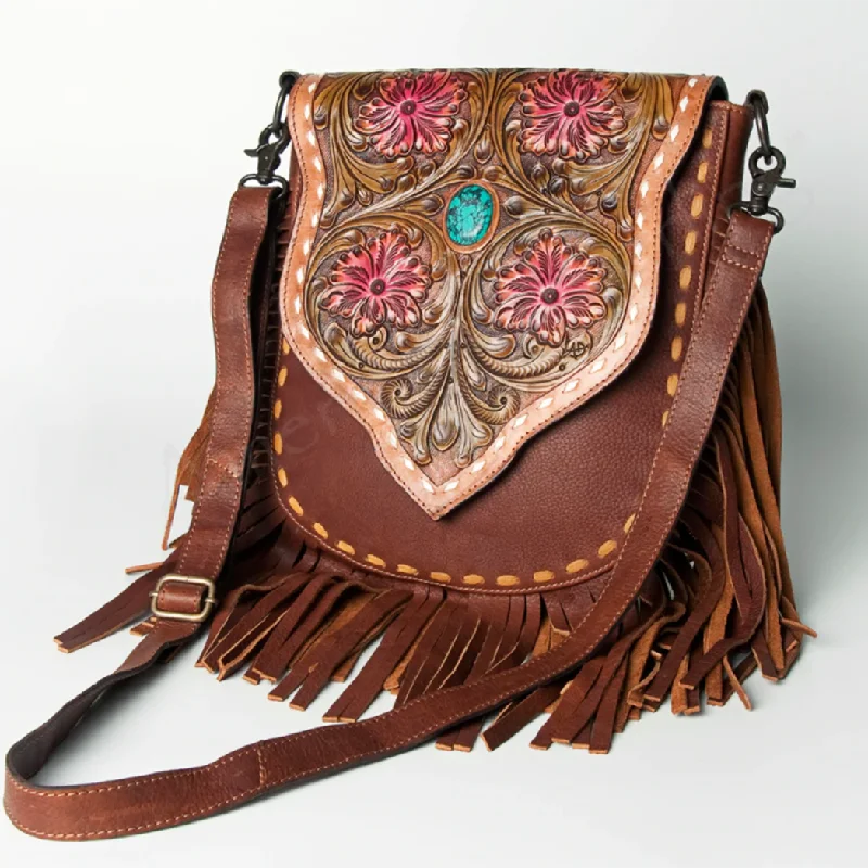 American Darling "Rosa" Floral Tooled Messenger Bag Everyday Elegance At Lower Prices American Darling "Rosa" Floral Tooled Messenger Bag Everyday Elegance At Lower Prices