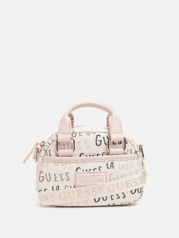 Mini Faux-Leather Logo Satchel The Best Handbag Deals Are Available Now