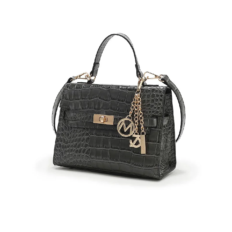 Naomi Vegan Crocodile Leather Women’s Satchel Elegant Bags With Limited Stock Available