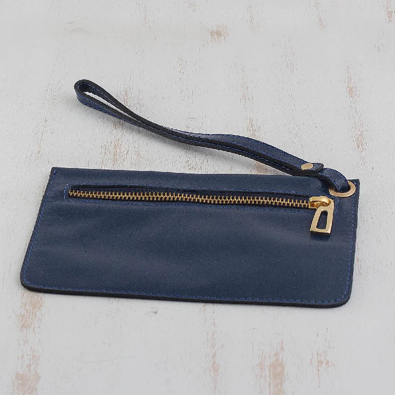 Navy Sophistication Handcrafted Leather Wristlet in Navy from Brazil Unmissable Deals On High-Quality Designer Bags Navy Sophistication Handcrafted Leather Wristlet in Navy from Brazil Unmissable Deals On High-Quality Designer Bags