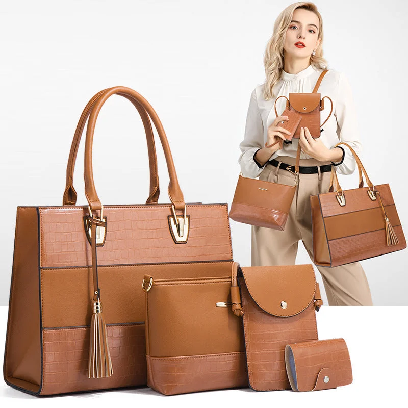 New Arrival 4pcs set Trendy Purses and Handbags Women Shoulder Bags Tote Satchel Phone Bag Card Holders Messenger Bags Carry Elegance For Less New Arrival 4pcs set Trendy Purses and Handbags Women Shoulder Bags Tote Satchel Phone Bag Card Holders Messenger Bags Carry Elegance For Less