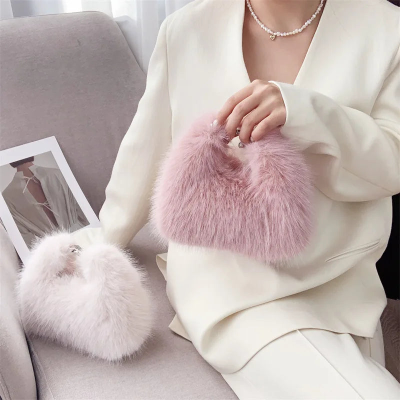 New designer gift wedding fashion party cute hand bag handbags women luxury fox tote furry purse faux fur handbags Chic And Affordable Bags – Grab Yours Today New designer gift wedding fashion party cute hand bag handbags women luxury fox tote furry purse faux fur handbags Chic And Affordable Bags – Grab Yours Today