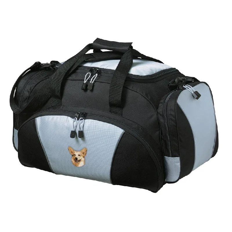 Pembroke Welsh Corgi Embroidered Duffel Bags Limited-Stock Bag Clearance – Hurry