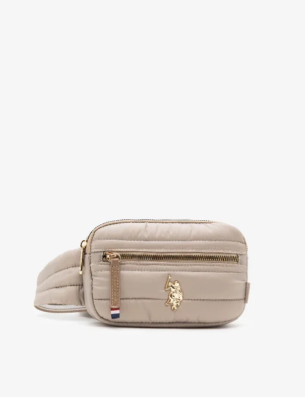 QUILTED BRANDED BELT BAG Classic And Modern Handbags Now More Affordable