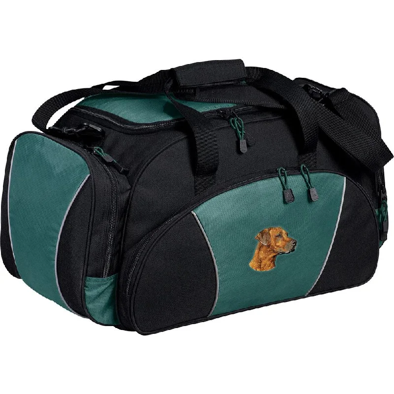 Rhodesian Ridgeback Embroidered Duffel Bags Fashion Bags With Huge Discounts