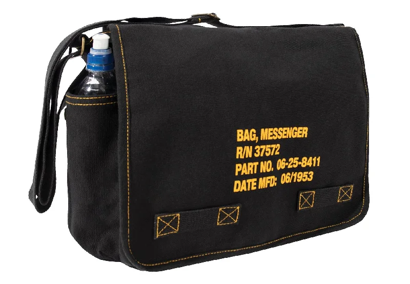 Heavyweight Canvas Classic Messenger Bag With Military Stencil Fashionable Bags With Special Seasonal Offers Heavyweight Canvas Classic Messenger Bag With Military Stencil Fashionable Bags With Special Seasonal Offers
