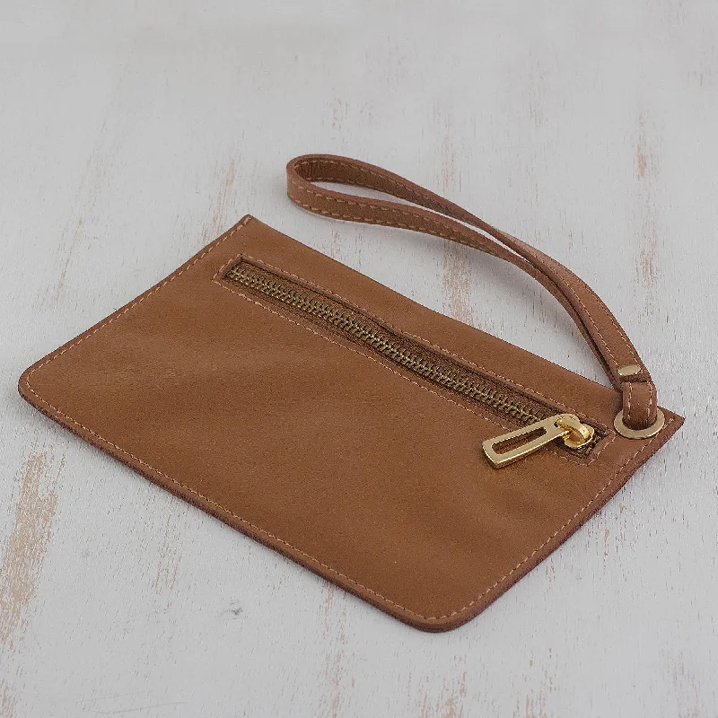 Sepia Sophistication Handcrafted Sepia Leather Wristlet from Brazil Your Perfect Bag At The Perfect Price Sepia Sophistication Handcrafted Sepia Leather Wristlet from Brazil Your Perfect Bag At The Perfect Price