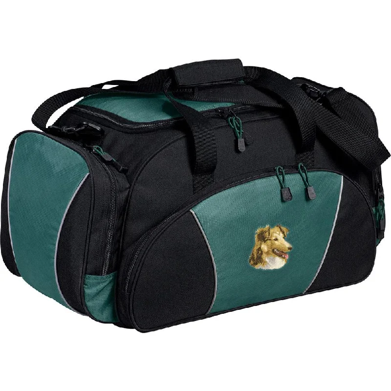 Shetland Sheepdog Embroidered Duffel Bags Your Perfect Bag At The Perfect Price
