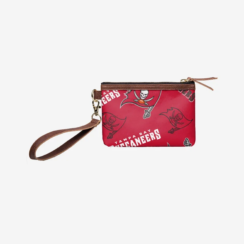 Tampa Bay Buccaneers Repeat Logo Wristlet The Best Handbag Sale Of The Season