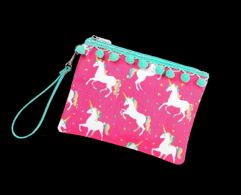 Unicorn Wishes Wristlet Trendy Bags, Huge Savings