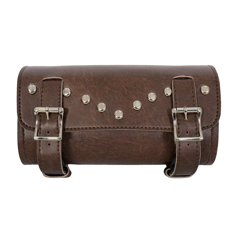 Hot Leathers TBC1027 Tool Bag PVC with Rivets Brown Upgrade Your Look With Our Exclusive Bag Deals Hot Leathers TBC1027 Tool Bag PVC with Rivets Brown Upgrade Your Look With Our Exclusive Bag Deals
