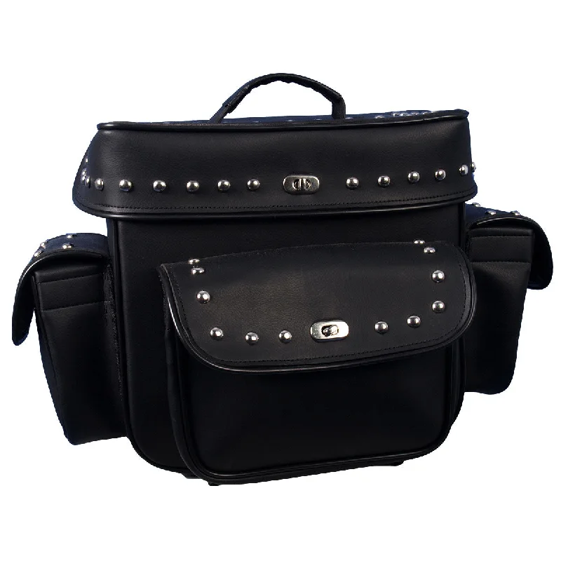 Hot Leathers TRB1005 Motorcycle PVC Waterproof Studded Travel Bag 13X13X7 Flash Sale On Handbags Hot Leathers TRB1005 Motorcycle PVC Waterproof Studded Travel Bag 13X13X7 Flash Sale On Handbags