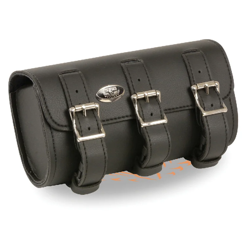 Milwaukee Performance SH497 Black PVC Triple Buckle Tool Bag For Motorcycles Chic Shoulder Bags At Promotional Rates Milwaukee Performance SH497 Black PVC Triple Buckle Tool Bag For Motorcycles Chic Shoulder Bags At Promotional Rates