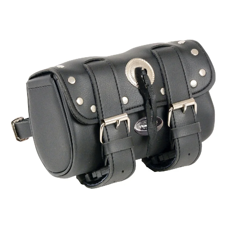 Milwaukee Performance SH62605 Black Small PVC Double Strap Tool Bag with Concho and Rivets Classic And Modern Handbags Now More Affordable Milwaukee Performance SH62605 Black Small PVC Double Strap Tool Bag with Concho and Rivets Classic And Modern Handbags Now More Affordable