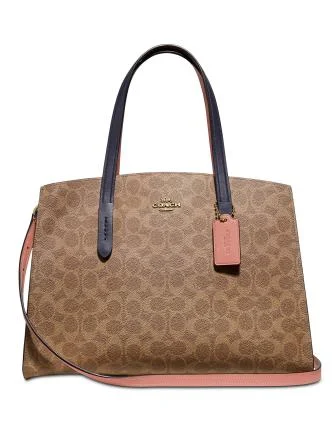 Coach Coated Canvas Signature Colorblock Charlie Satchel Elegant Purses, Shop & Save Coach Coated Canvas Signature Colorblock Charlie Satchel Elegant Purses, Shop & Save