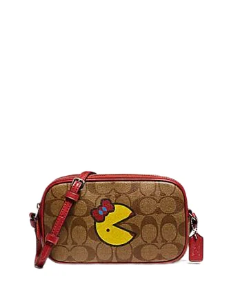 Coach Crossbody Pouch in Signature Canvas with Ms Pack Man Chic And Affordable Bags – Grab Yours Today Coach Crossbody Pouch in Signature Canvas with Ms Pack Man Chic And Affordable Bags – Grab Yours Today